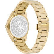 Ceas de damă Versace Gold din oțel inoxidabil