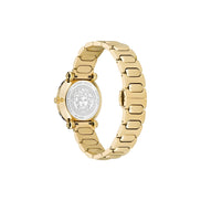 Versace Gold Stainless Steel Dress Watch