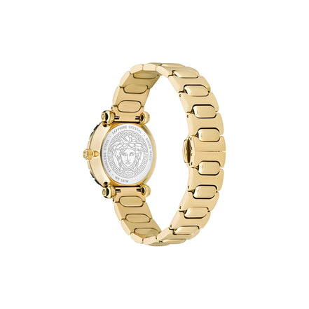 Versace Gold Stainless Steel Dress Watch