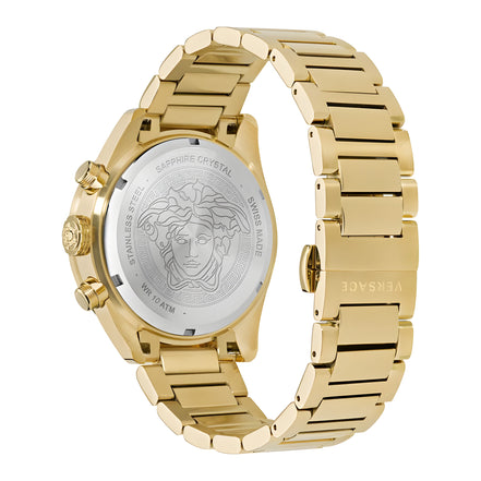 Ceas de damă Versace Gold din oțel inoxidabil