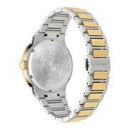 Ceas de gală Versace Gold din oțel inoxidabil