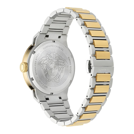 Ceas de gală Versace Gold din oțel inoxidabil