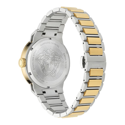 Ceas de gală Versace Gold din oțel inoxidabil