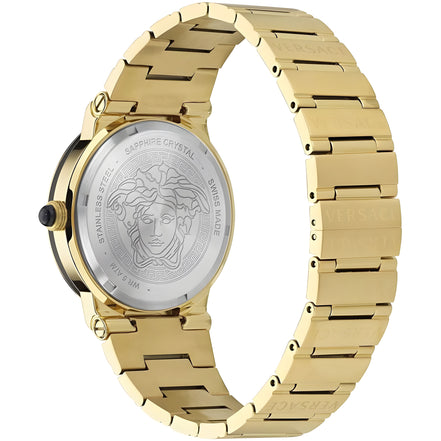 Ceas de damă Versace din oțel inoxidabil auriu