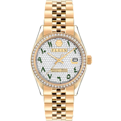 Philipp Plein Gold Stainless Steel Dress Watch