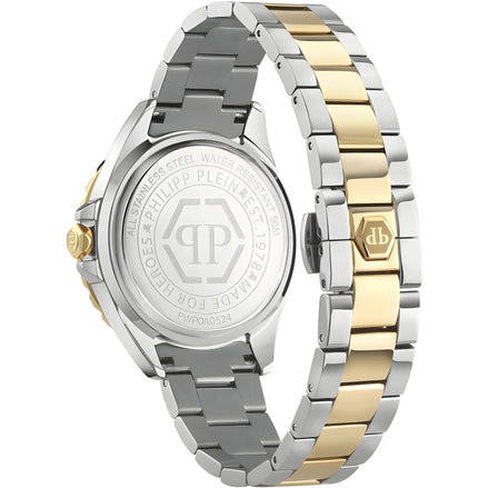 Philipp Plein Gold Stainless Steel Dress Watch