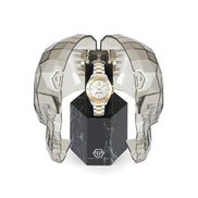 Ceas elegant Philipp Plein din oțel inoxidabil auriu