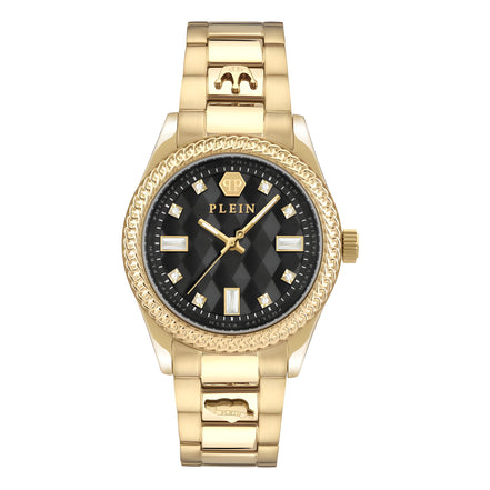 Ceas de damă Philipp Plein Gold din oțel inoxidabil