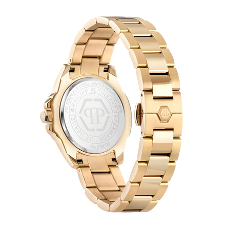 Ceas de damă Philipp Plein Gold din oțel inoxidabil