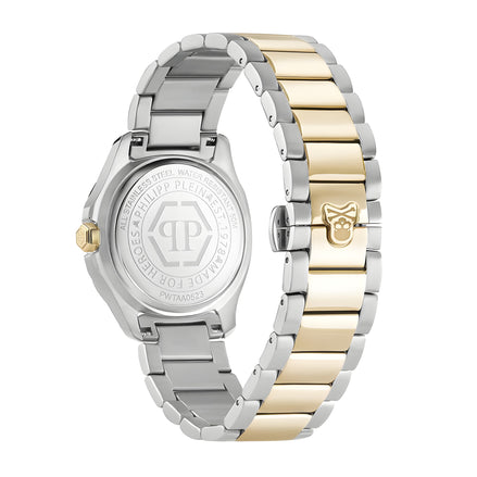 Philipp Plein Gold Stainless Steel Dress Watch