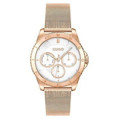 Ceas de damă elegant Hugo Boss Gold din oțel inoxidabil