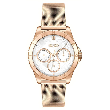 Ceas de damă elegant Hugo Boss Gold din oțel inoxidabil