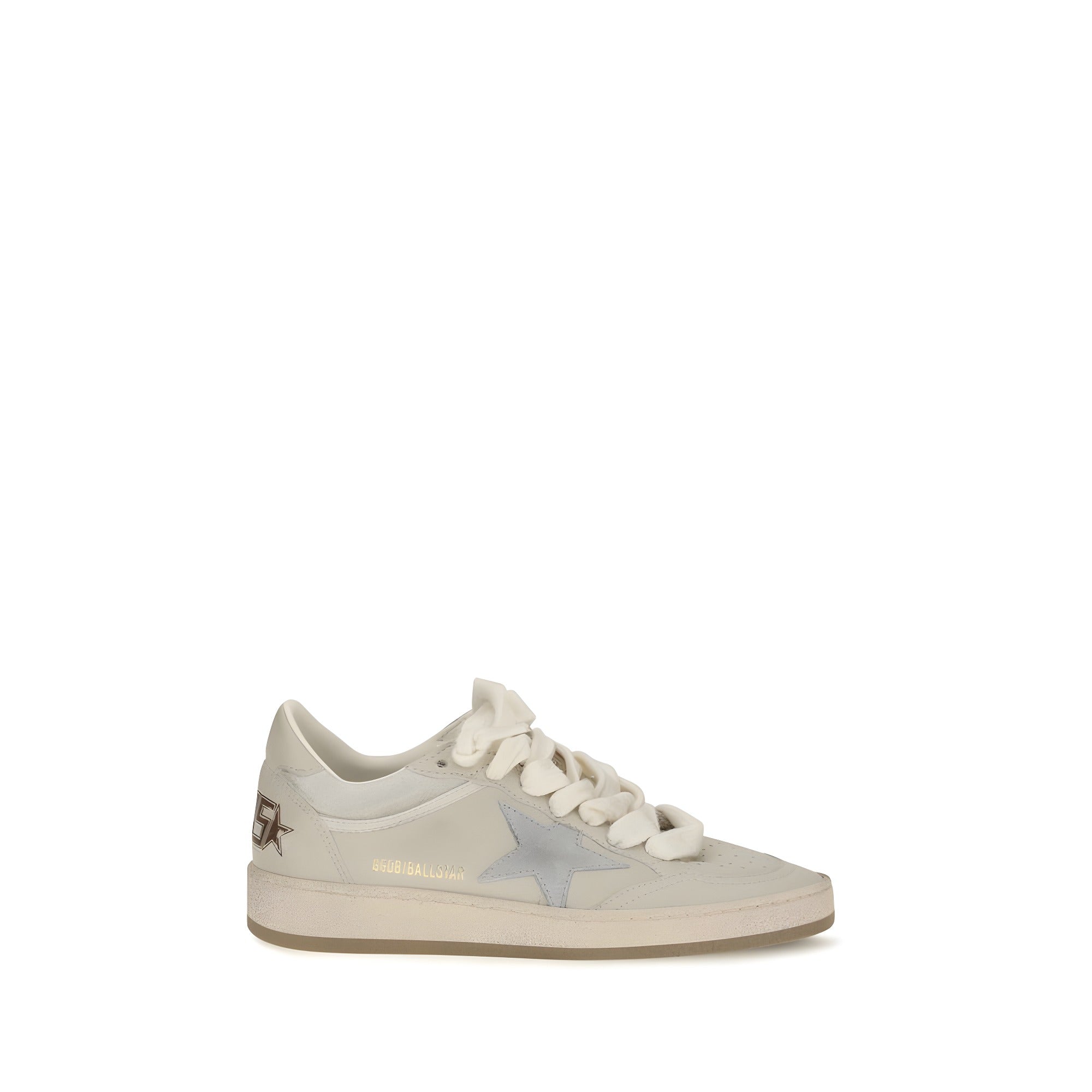 Sneakers low top Golden Goose bej din piele