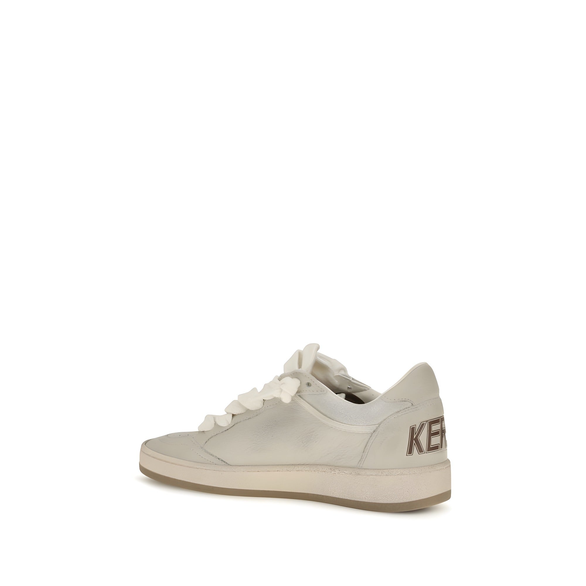 Sneakers low top Golden Goose bej din piele