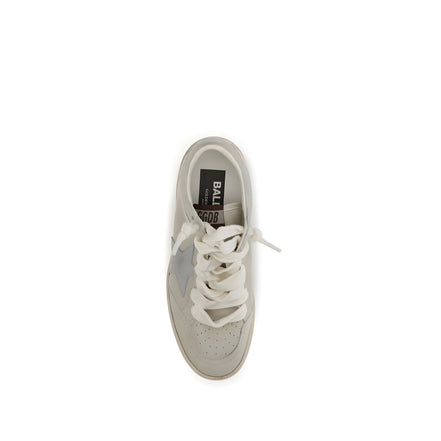 Sneakers low top Golden Goose bej din piele
