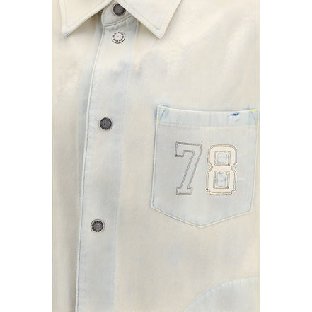 Golden Goose Beige Cotton Denim Jacket