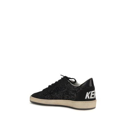 Sneakers low top Golden Goose negri din piele