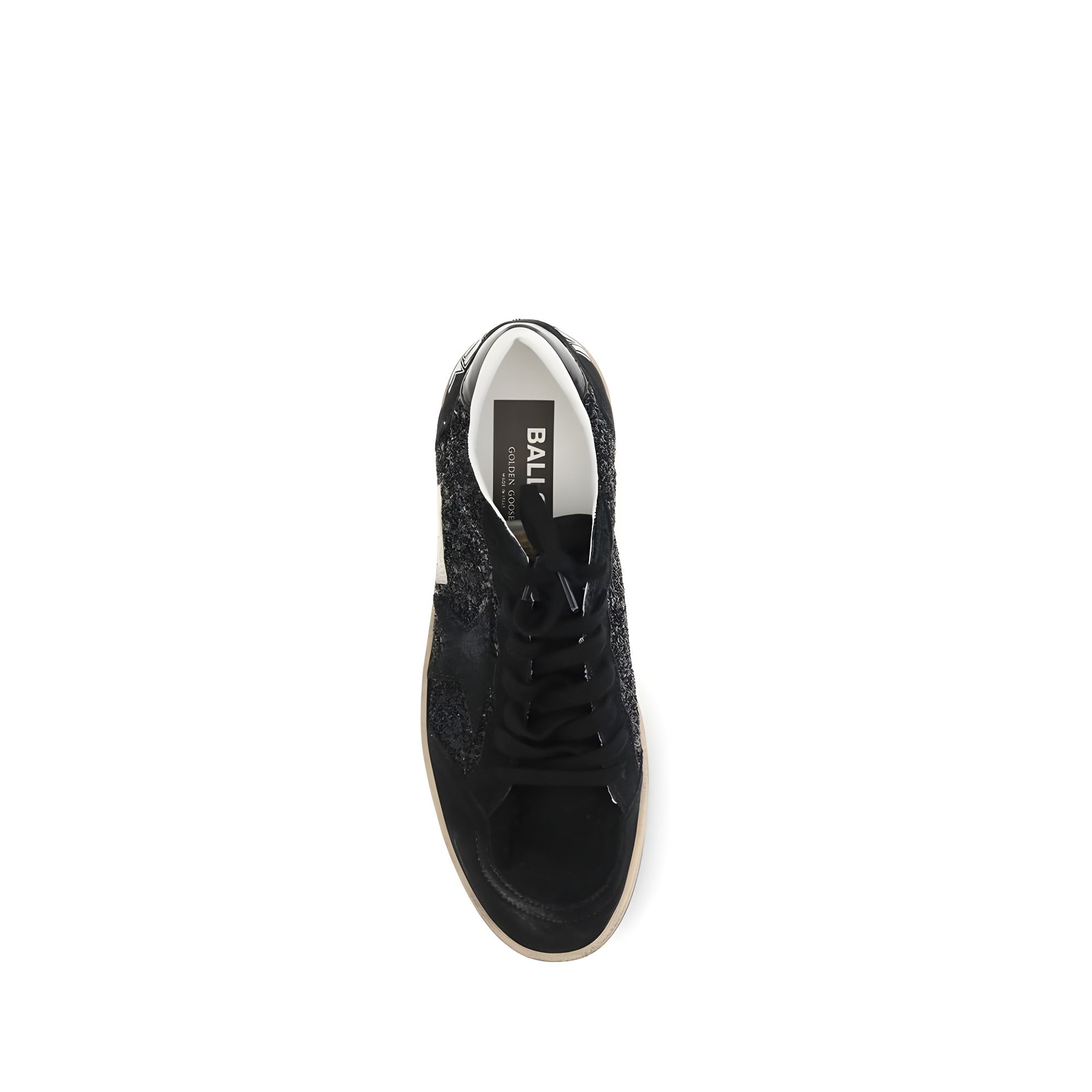 Sneakers low top Golden Goose negri din piele