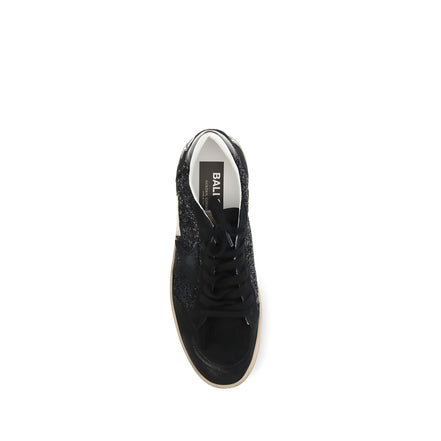 Sneakers low top Golden Goose negri din piele