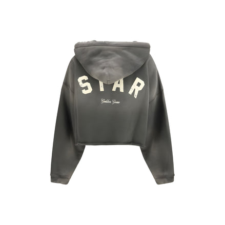 Hanorac gri din bumbac Golden Goose