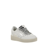 Golden Goose Silver Low Top Sneakers