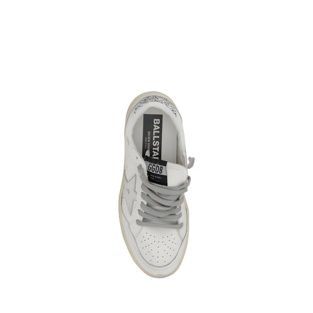 Golden Goose Silver Low Top Sneakers