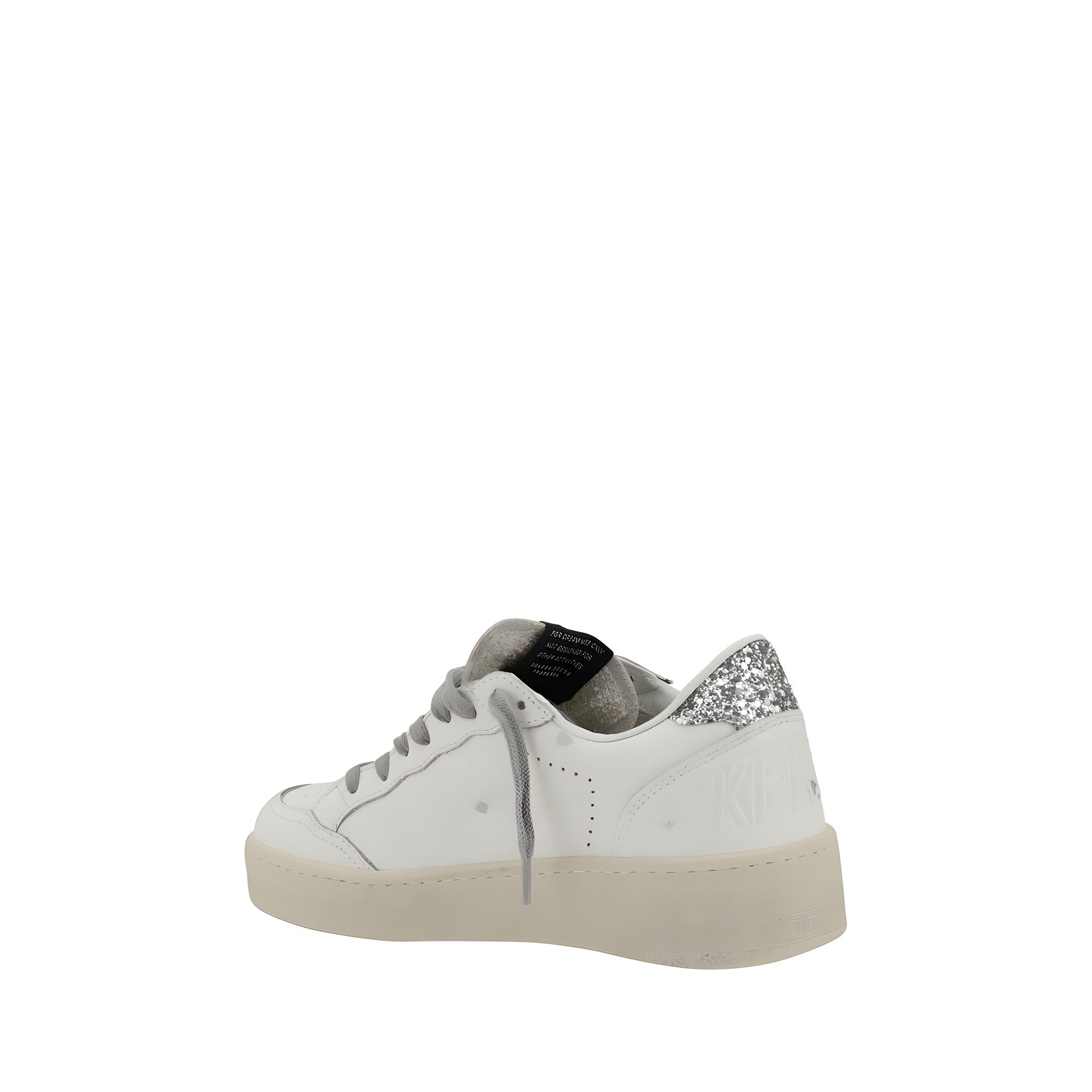 Golden Goose Silver Low Top Sneakers