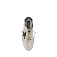 Golden Goose White Calf Leather Bos Taurus Low Top Sneakers