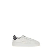 Golden Goose White Calf Leather Low Top Sneakers