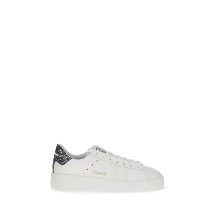 Sneakers low top Golden Goose albi din piele
