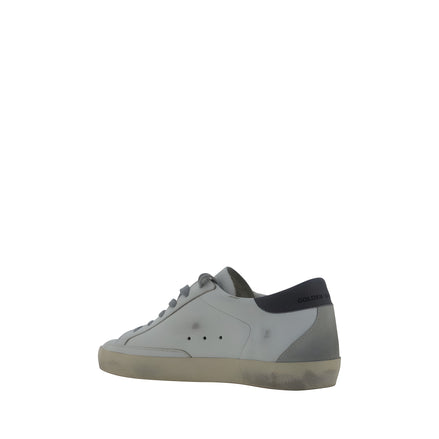 Sneakers low top Golden Goose albi din piele de capră