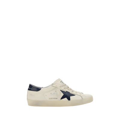 Sneakers Golden Goose albi din piele de capră