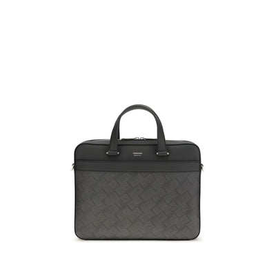 Servietă Ferragamo gri