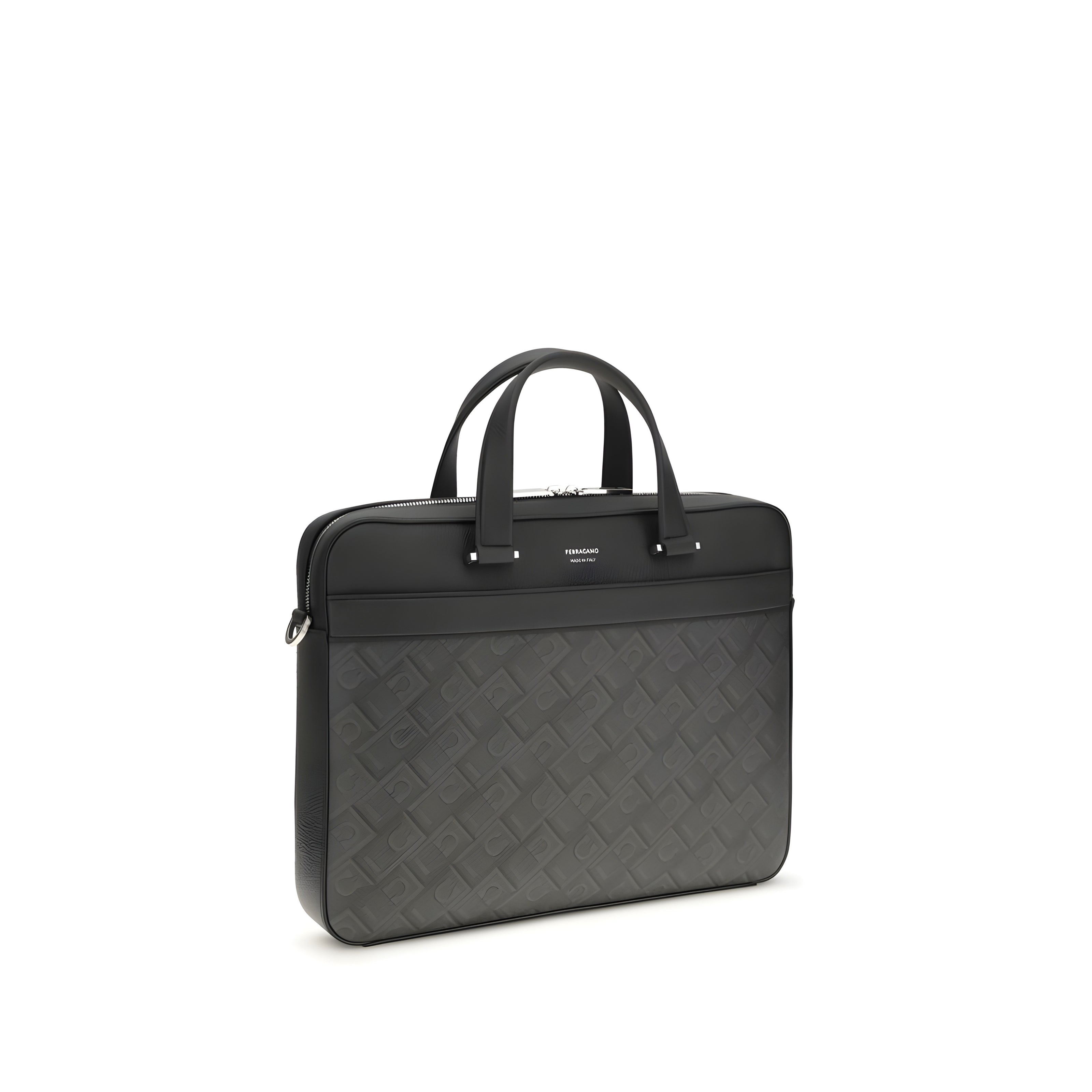 Servietă Ferragamo gri