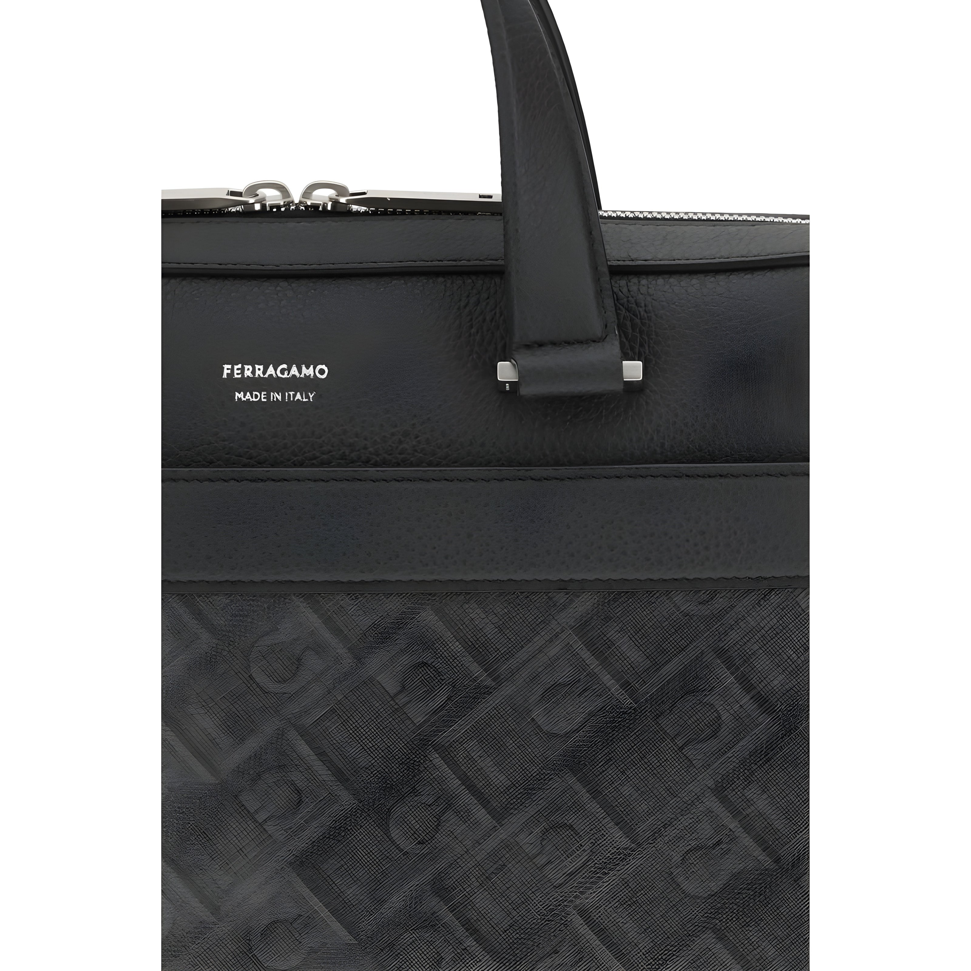 Servietă Ferragamo gri