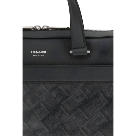 Servietă Ferragamo gri