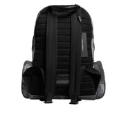 Dolce & Gabbana Grey Cotton Camouflage Logo Backpack