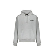 Balmain Grey Cotton Hoodie