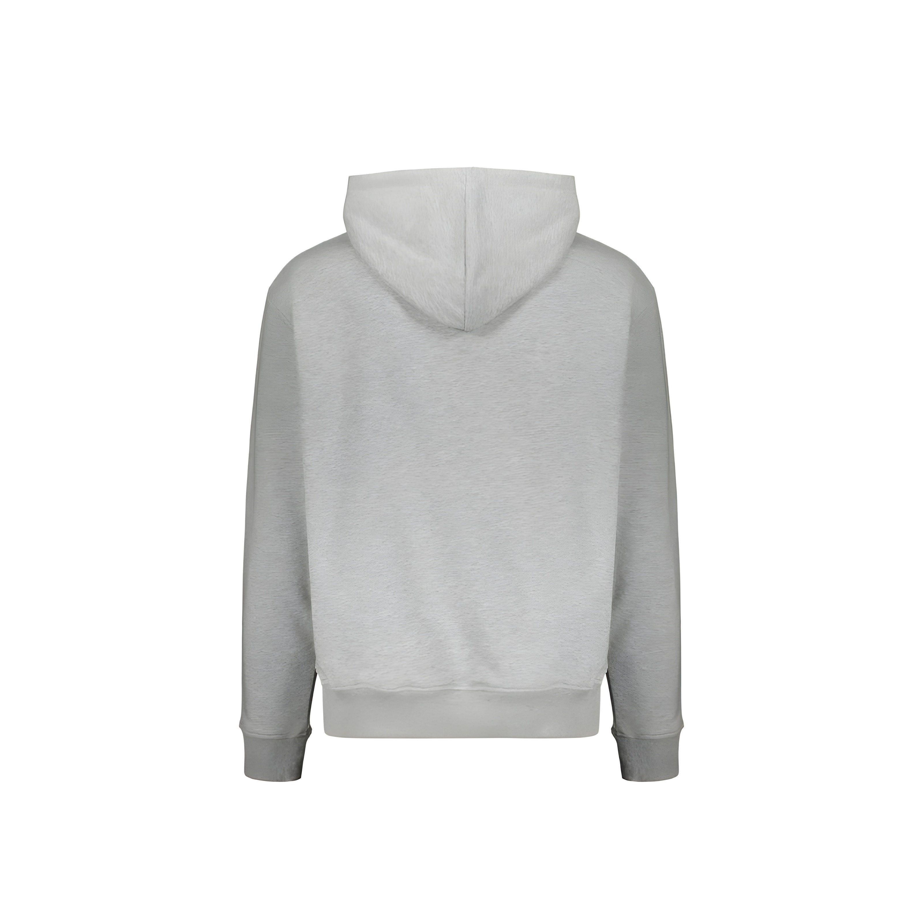 Balmain Grey Cotton Hoodie