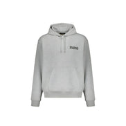 Balmain Grey Cotton Hoodie