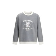 Brunello Cucinelli Grey Cotton Sweatshirt