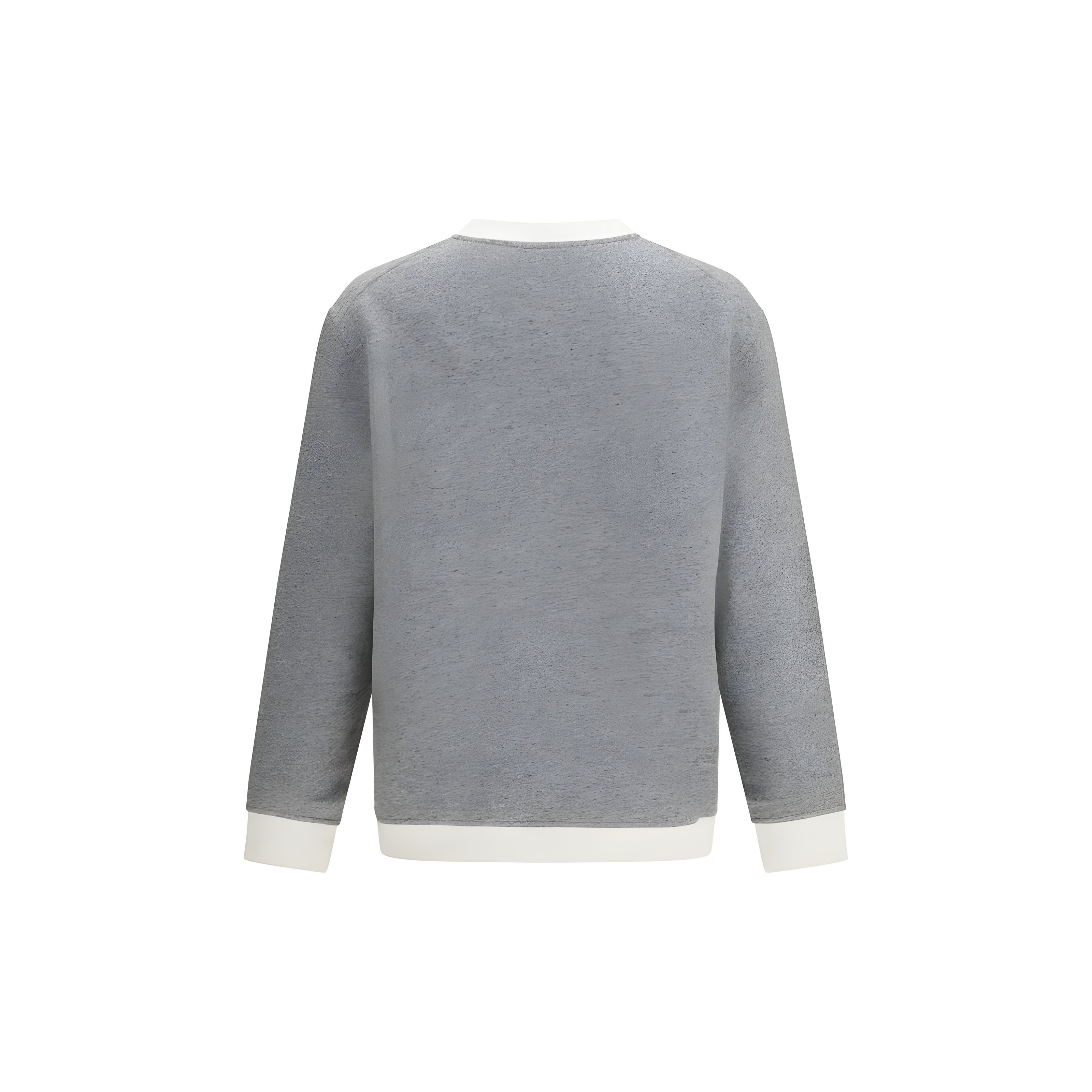 Brunello Cucinelli Grey Cotton Sweatshirt