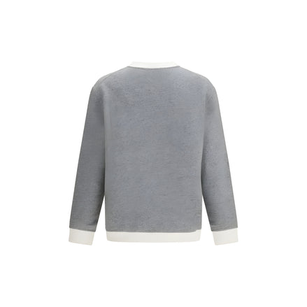 Brunello Cucinelli Grey Cotton Sweatshirt
