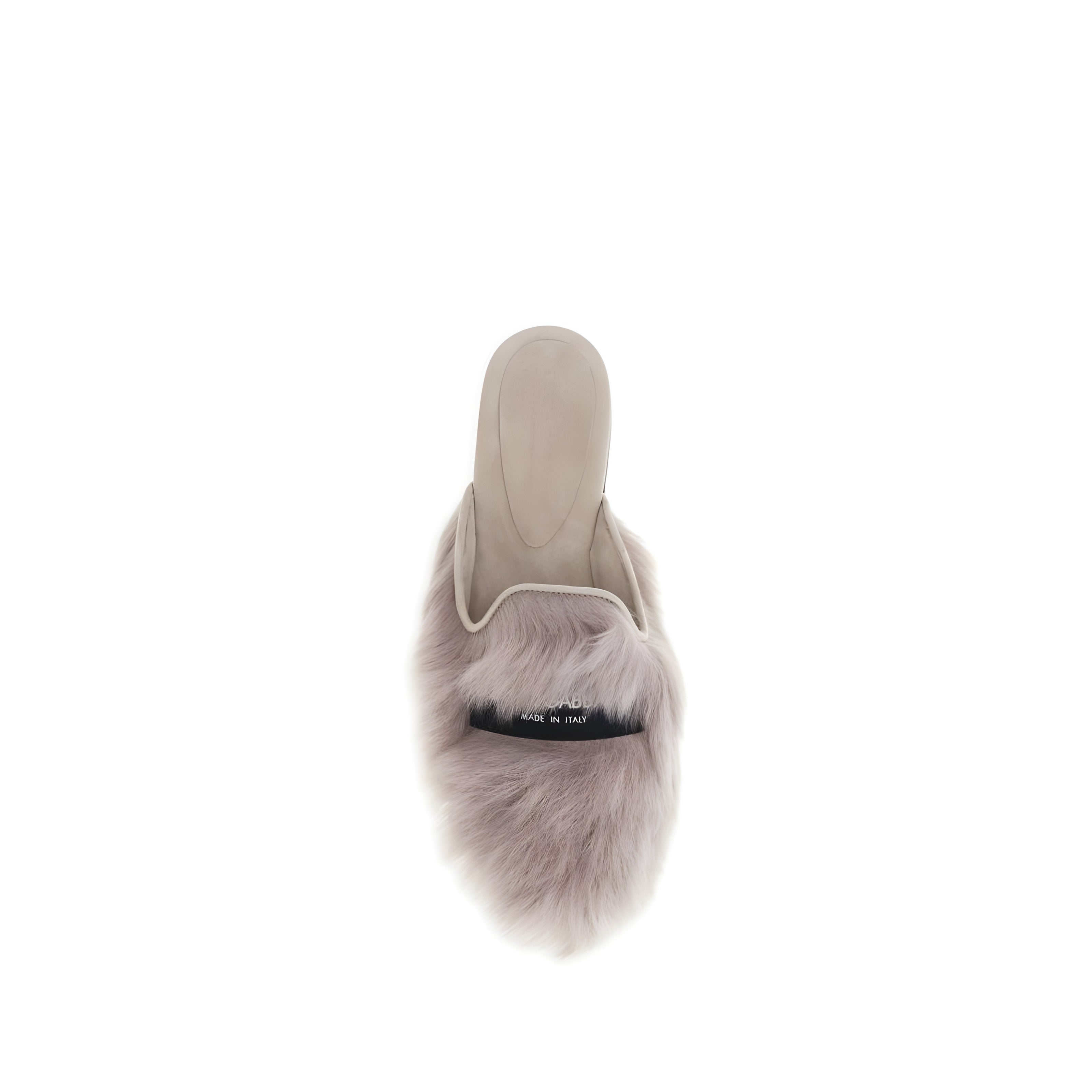 Dolce & Gabbana Gray Leather Mules