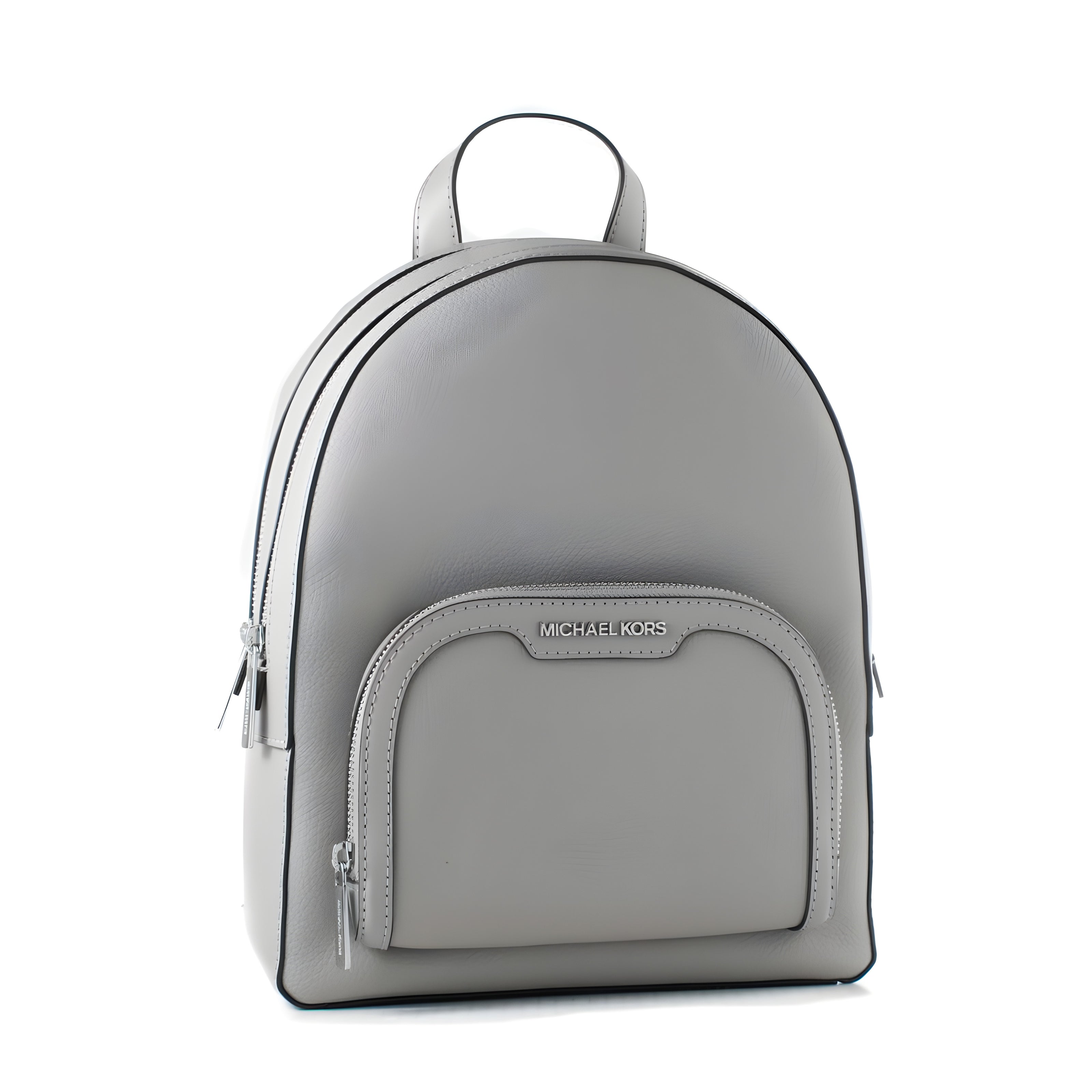 Michael Kors Grey Leather Backpack