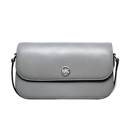 Michael Kors Grey Leather Crossbody Bag