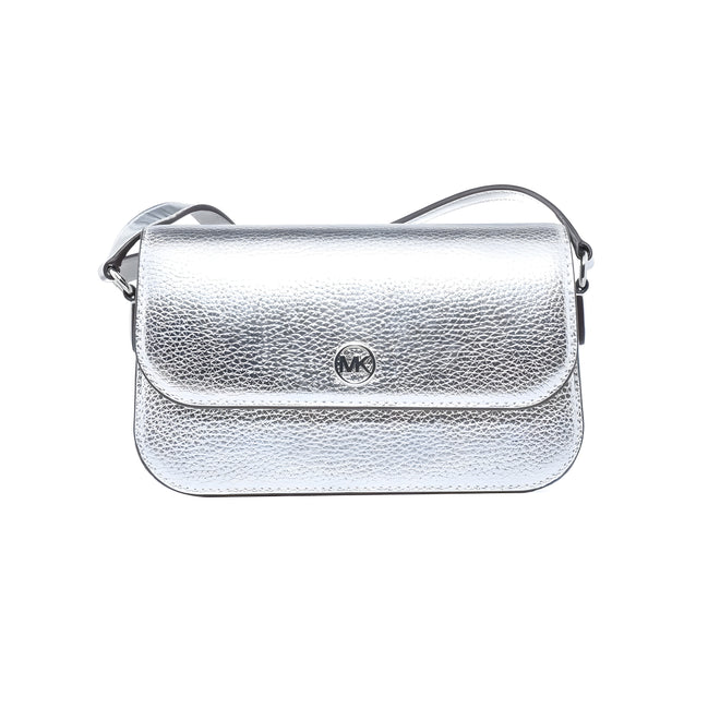 Michael Kors Grey Leather Shoulder Bag