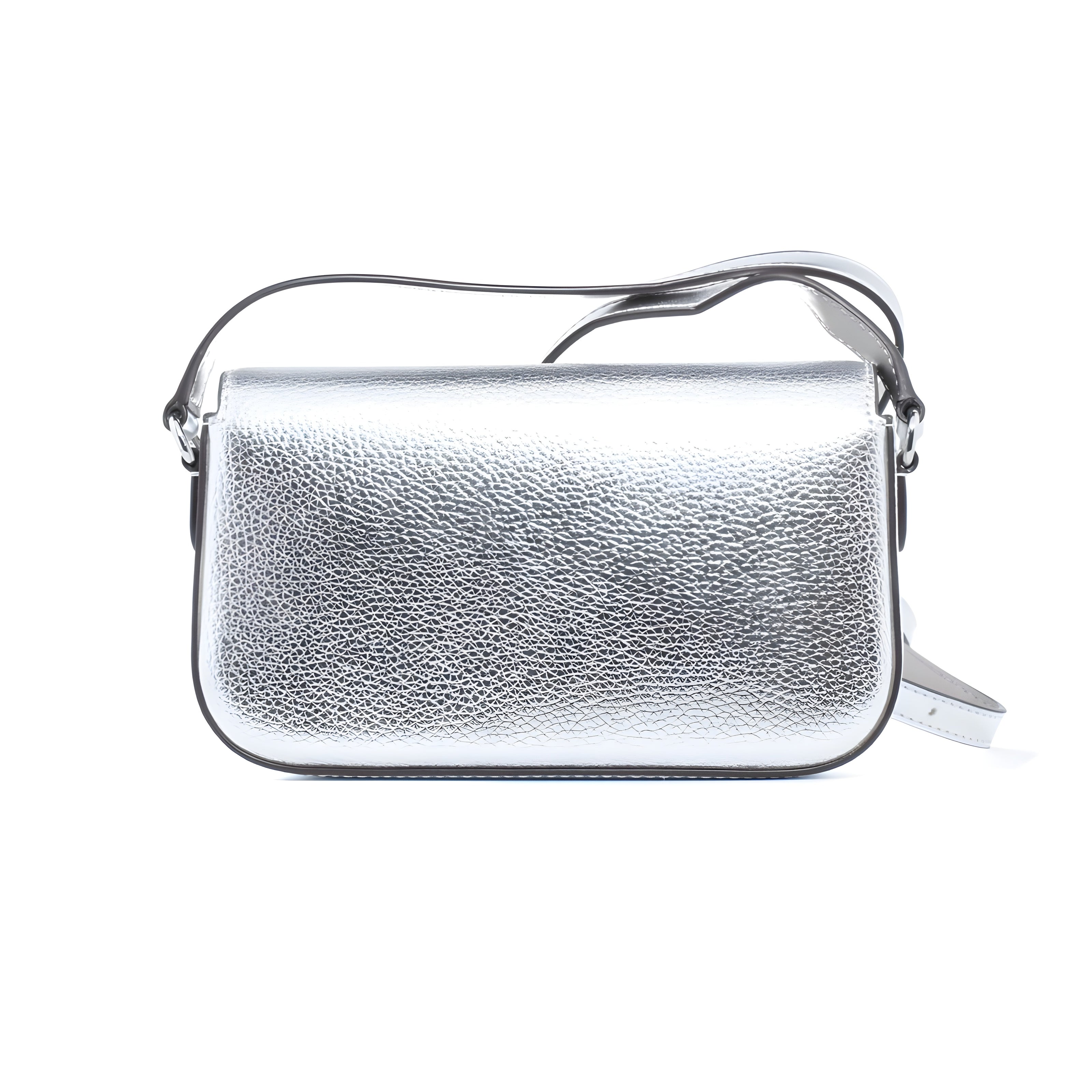 Michael Kors Grey Leather Shoulder Bag