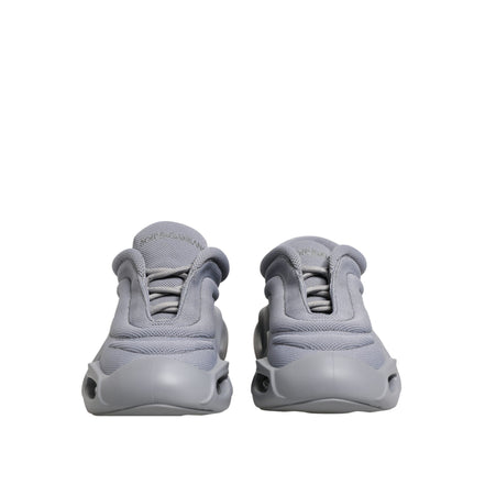 Dolce & Gabbana Grey Slip On Wave Low Top Sneakers