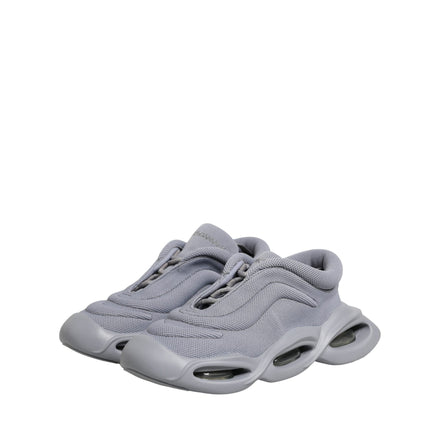Dolce & Gabbana Grey Slip On Wave Low Top Sneakers